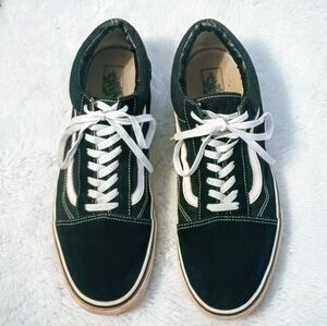 Classic Black and White Van's Old School Sneakers Men's Size 15 D